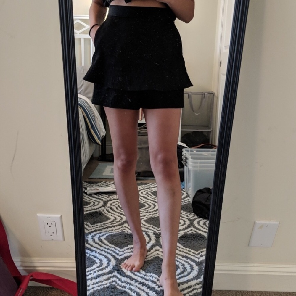 [NWT] MAJE black skort